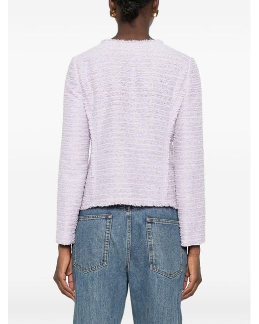 Emporio Armani Purple Blazer Jacket