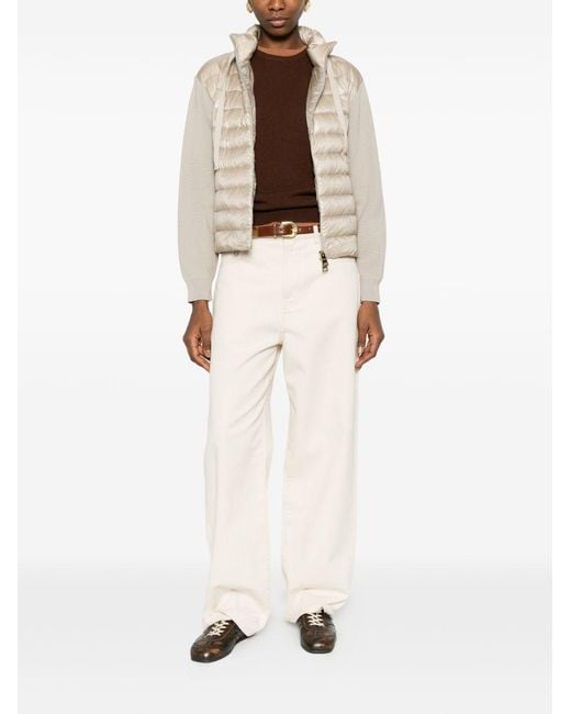 Herno Natural Cotton And Nylon Down Jacket