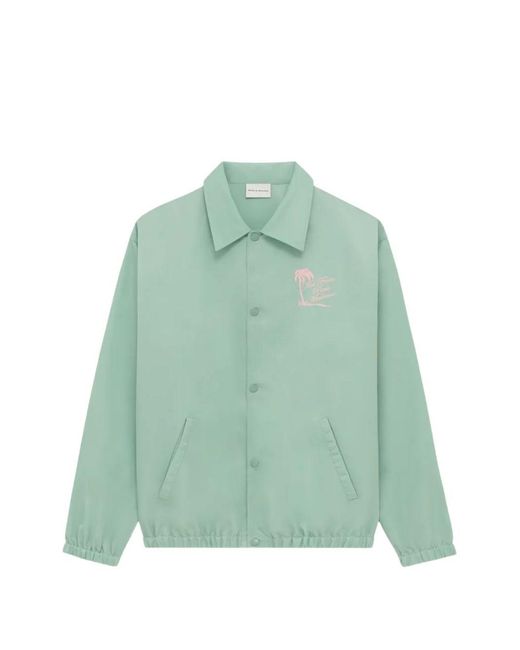 Drole de Monsieur Green Palmiers Slogan Shirt for men