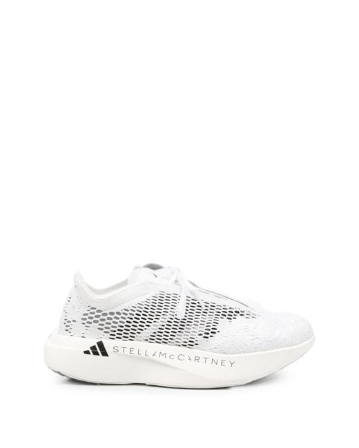 Adidas By Stella McCartney White Adizero Evo Sneakers