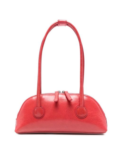 MARGE SHERWOOD Red Bessette Leather Shoulder Bag