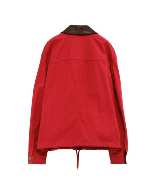 Loewe Red Workwear Jacket for men