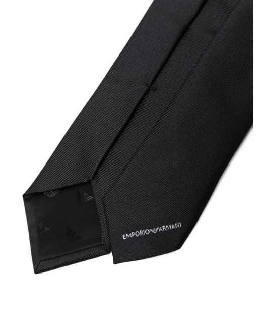 Cravatta di Emporio Armani in Black da Uomo