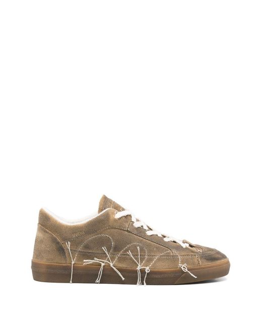 Santha Brown Lovecut Sneaker for men