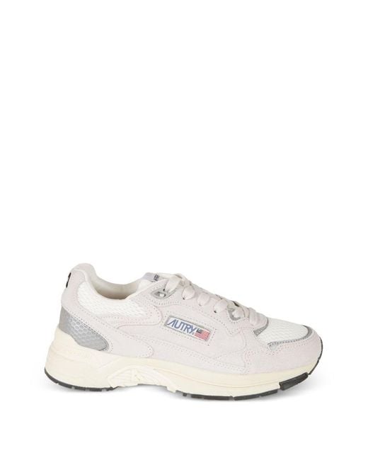Autry White Hyperway Low Sneakers