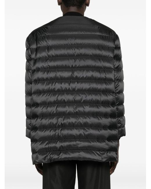 Moncler Black Nylon Parka Coat