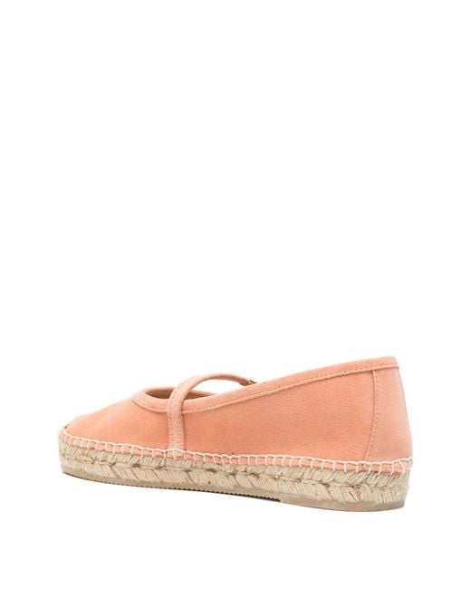 Woolrich Pink Suede Leather Ballets