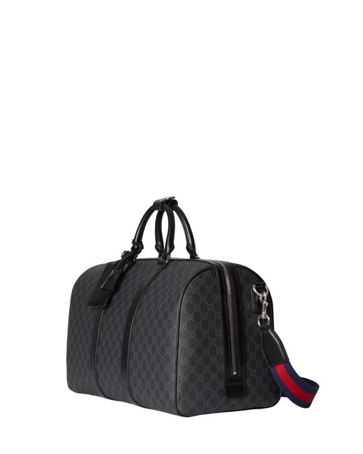 Gucci Black Medium Gg Duffel Bag for men