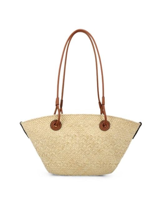 Loewe Metallic Anagram Basket Small Bag