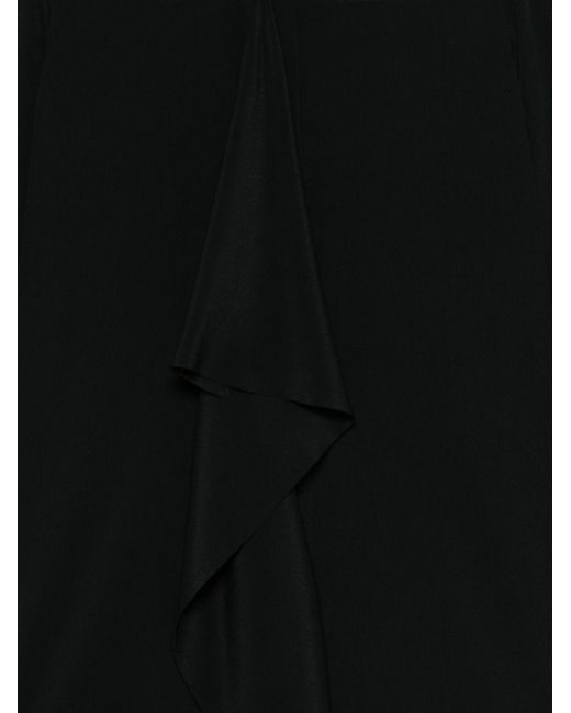 Alberto Biani Black Silk Shirt