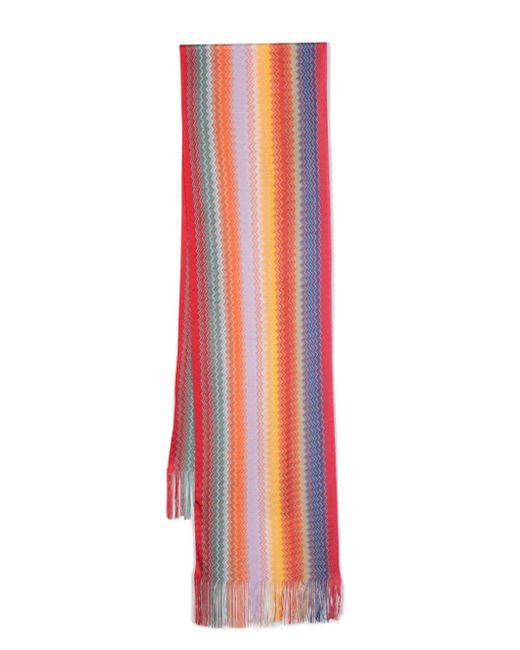 Missoni Pink Scarf With Logo