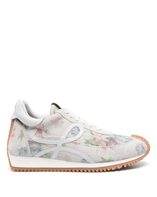 Loewe White Flow Runner Sneakers For