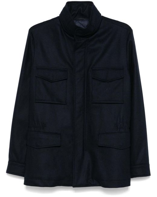 Boglioli Blue Four Pockets Outewear Jacket for men