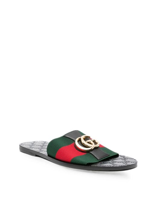 Gucci White Riviera Slide Sandals for men