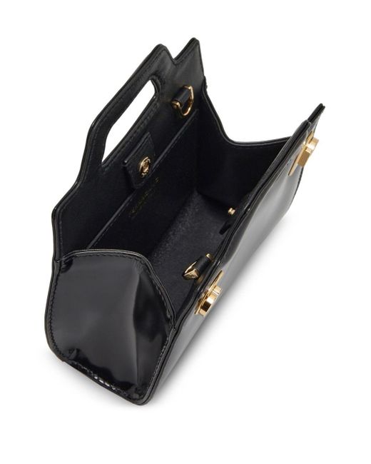 Ferragamo Black Wanda Micro Leather Crossbody Bag
