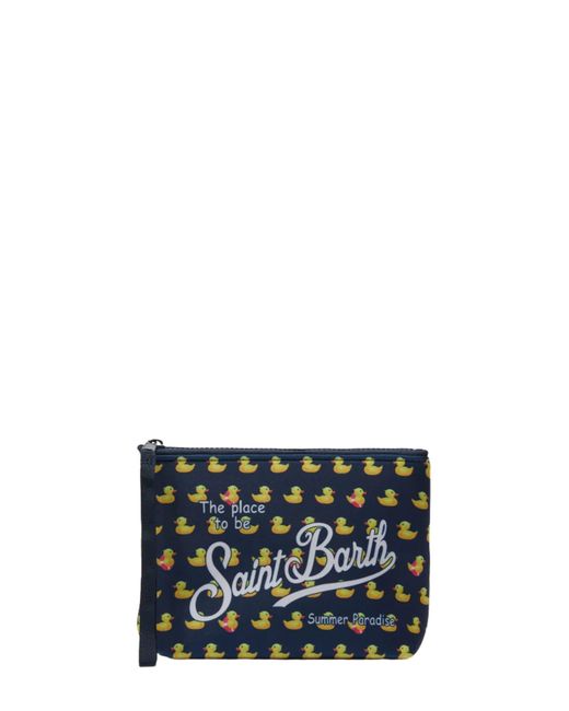 Mc2 Saint Barth Gray Aline Clutch Bag for men
