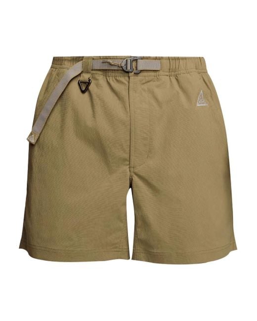 Nike Green Acg Hiking Shorts for men