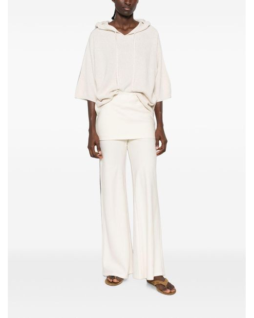 Fabiana Filippi White Wool Blend Sweater