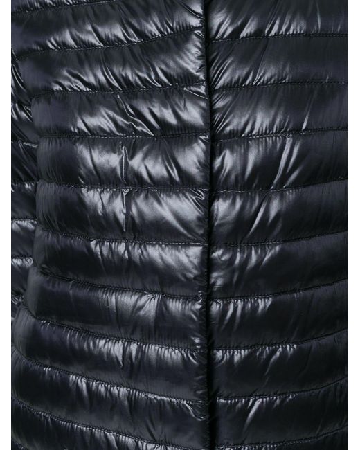 Herno Black Nylon Midi Down Jacket