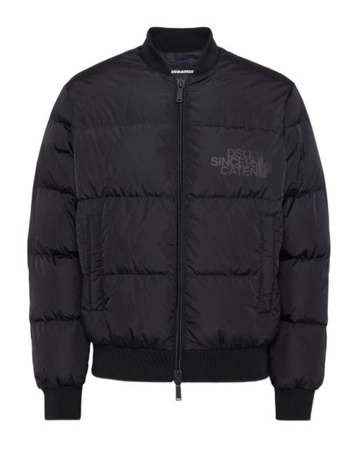 DSquared² Blue Dsquared Jacket With Logo for men
