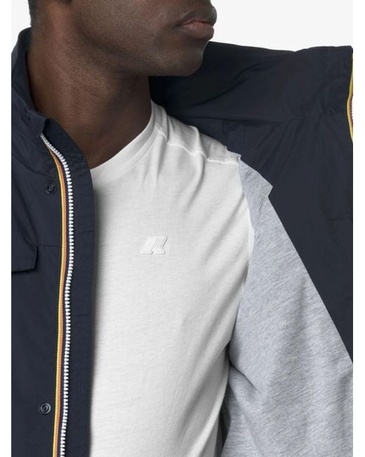 K-Way Blue Manuel Jacket for men