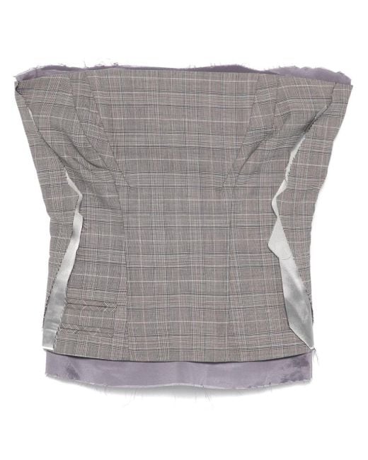 OTTOLINGER Gray Wool Blend Corset