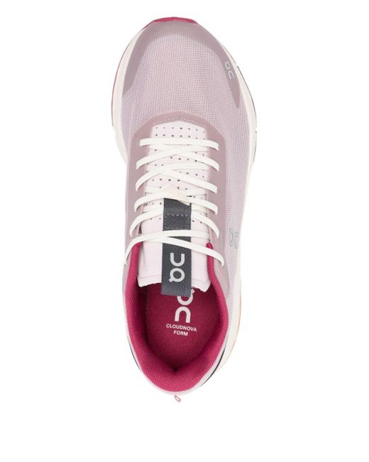 On Shoes Pink Cloudnova Form 2 Sneakers
