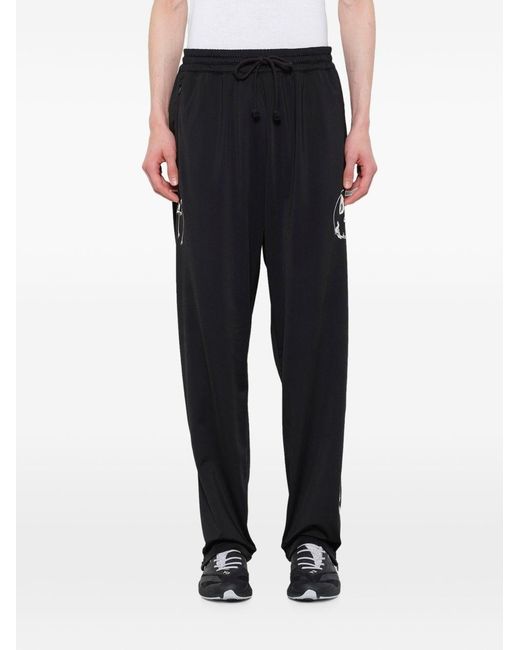 Y-3 Blue Logo Trackpants for men