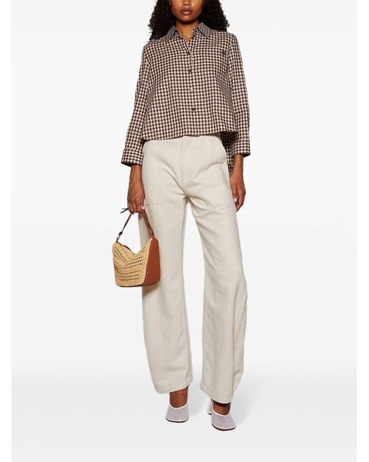 Loewe Metallic Hammock Mini Rafia Hobo Bag