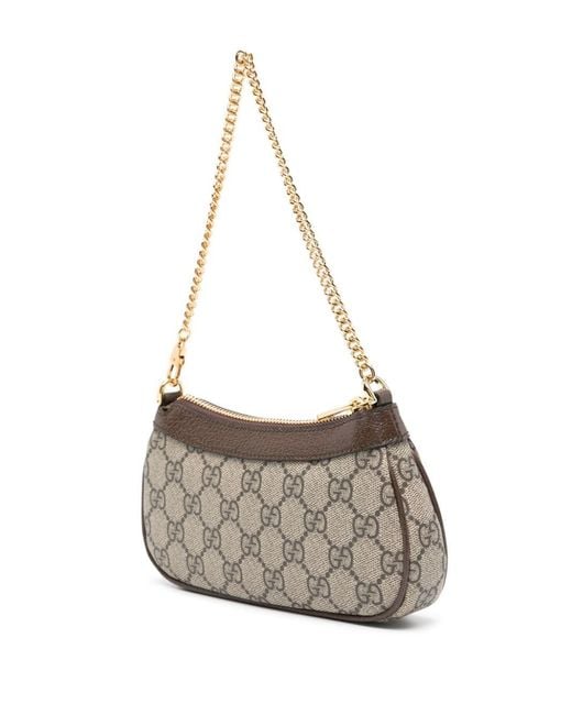 Gucci White Mini Ophidia Shoulder Bag