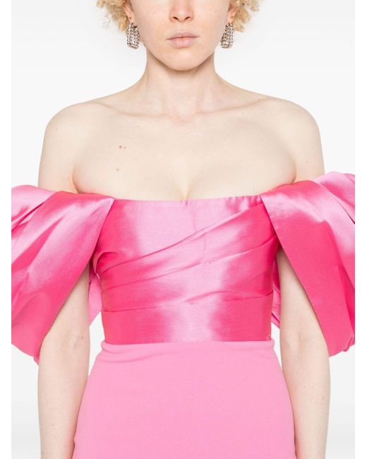 Abito Lungo Sian di Solace London in Pink