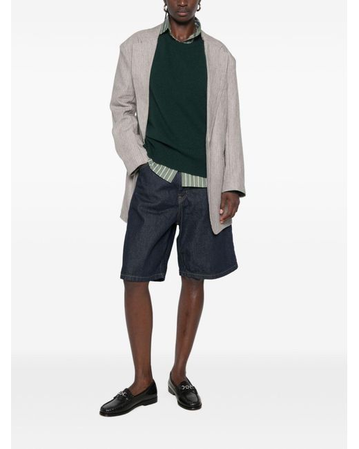 Be You Green Cashmere Crewneck Sweater