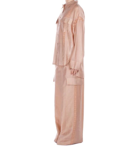 Blugirl Blumarine Pink Cargo Trousers