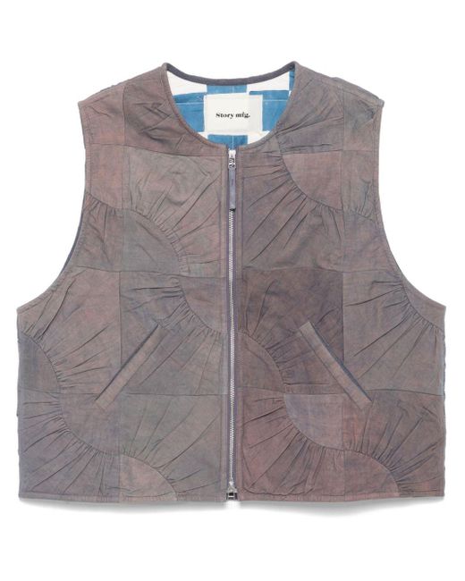 STORY mfg. Purple Pluto Vest for men