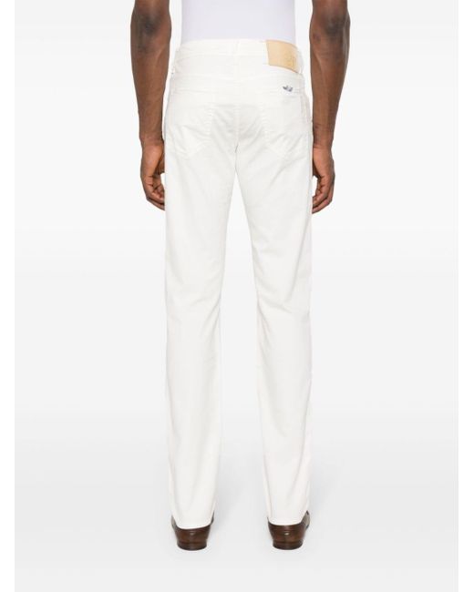 Jacob Cohen White Bard Slim Fit Jeans for men