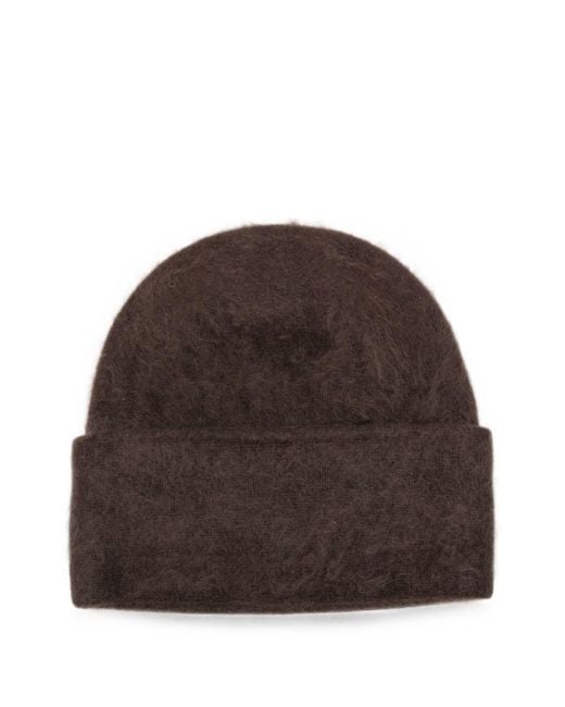 Soft Goat Brown Wool Beanie