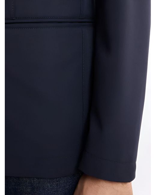 Fay Blue Stretch Nylon Jacket for men