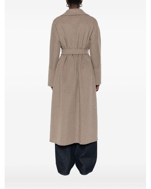 Max Mara Natural Wool Long Coat