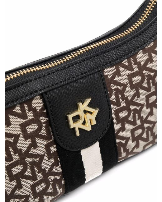 dkny monogram tote bag