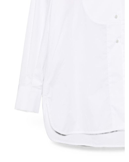 Semicouture White Kiley Cotton Shirt