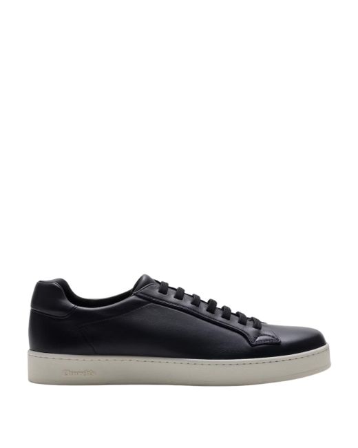 Church's Black Ludlow Sneakers With Smooth Leather Upper And Lace-Up Fastening for men