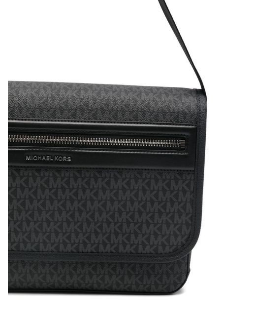 Michael Kors Black Shoulder Bag With Logo for men