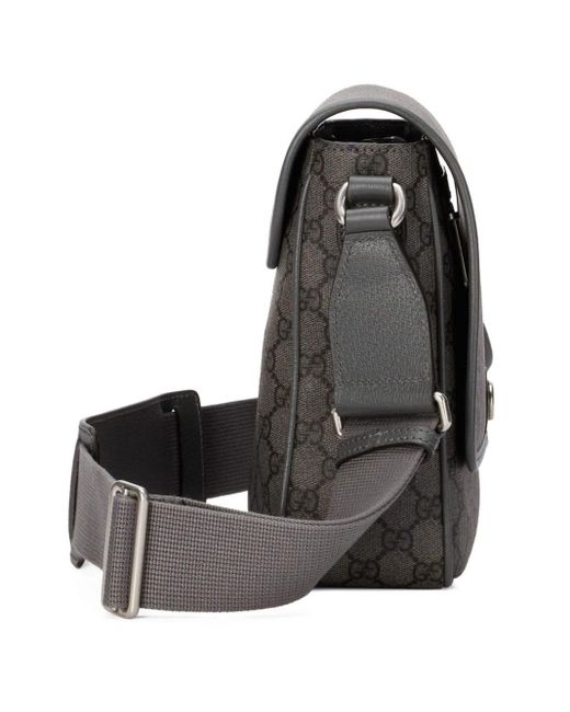 Gucci Gray Ophidia Messenger Bag for men