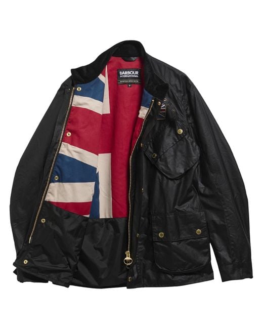 Barbour Black Puffer Jacket Axwell for men