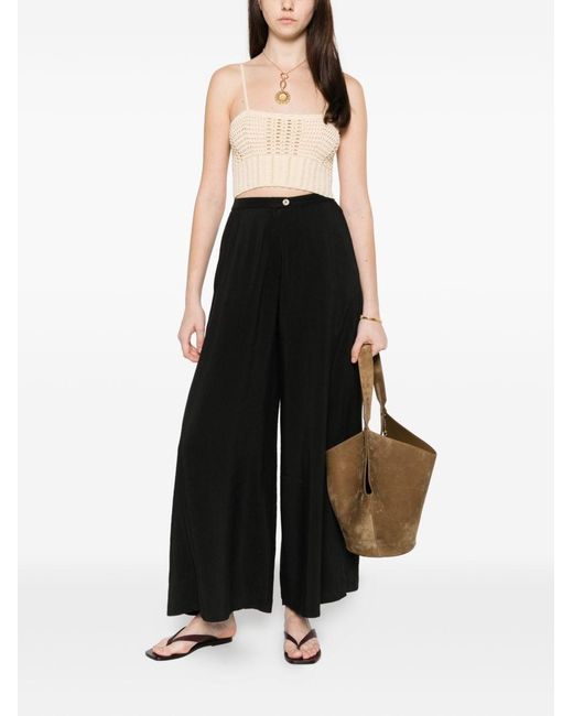 Forte_forte Natural Knitted Bralette Top