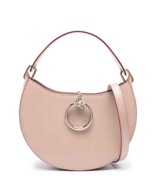Chloé Pink Arlene Medium Leather Shoulder Bag