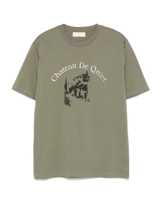 Museum of Peace & Quiet Green T-Shirt Chateau for men