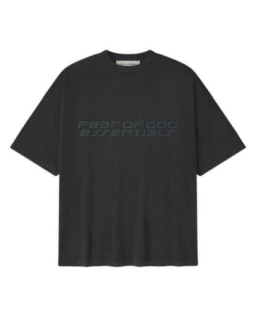 Essentials Black 90S T-Shirt for men