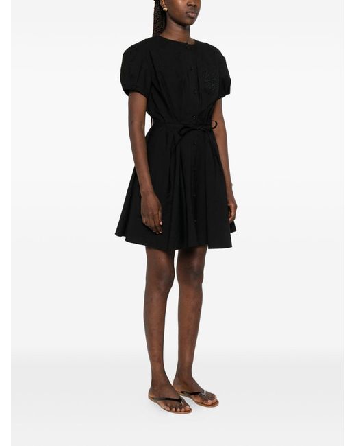 Loewe Black Cotton Short Dress