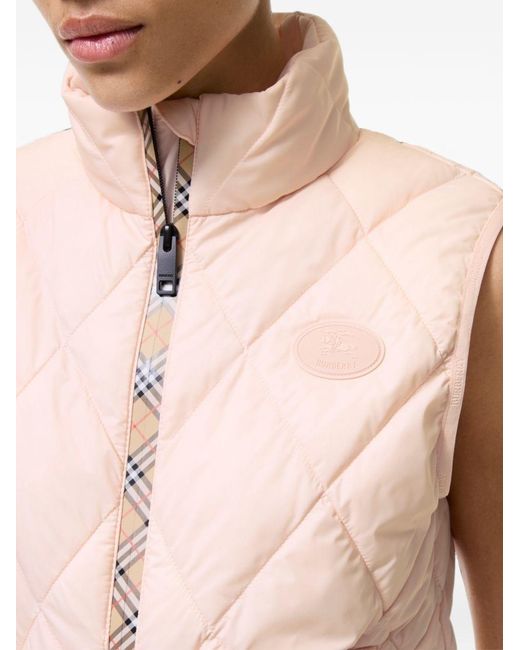 Burberry Pink Down Vest